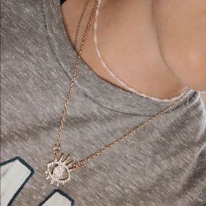 Gold Eye Necklace